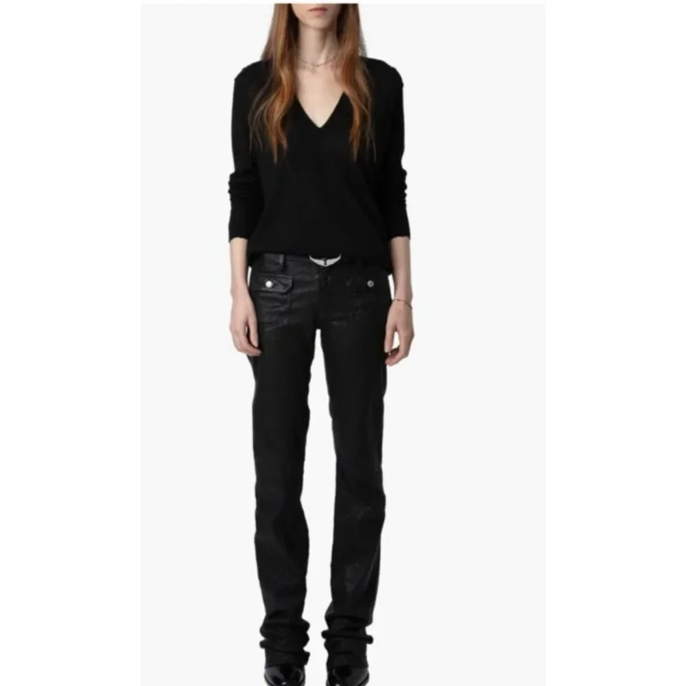 Rivy V-Neck Sweater Zadig & Voltaire Size M - Picture 11 of 12